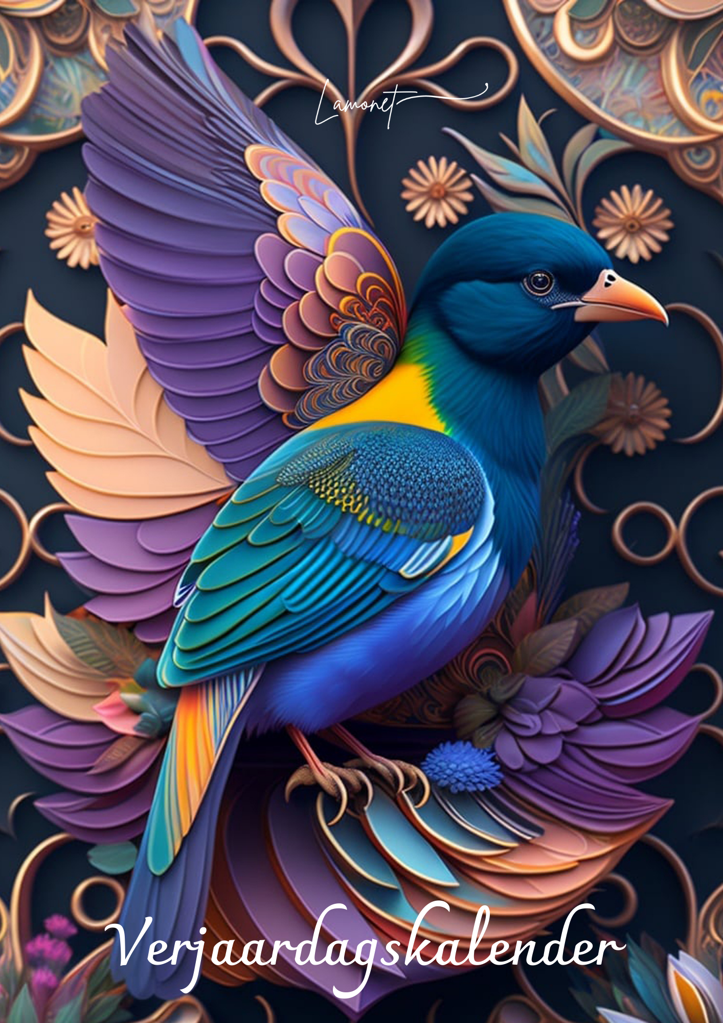 Verjaardagskalender Vogels –  Exclusieve Vogelillustraties