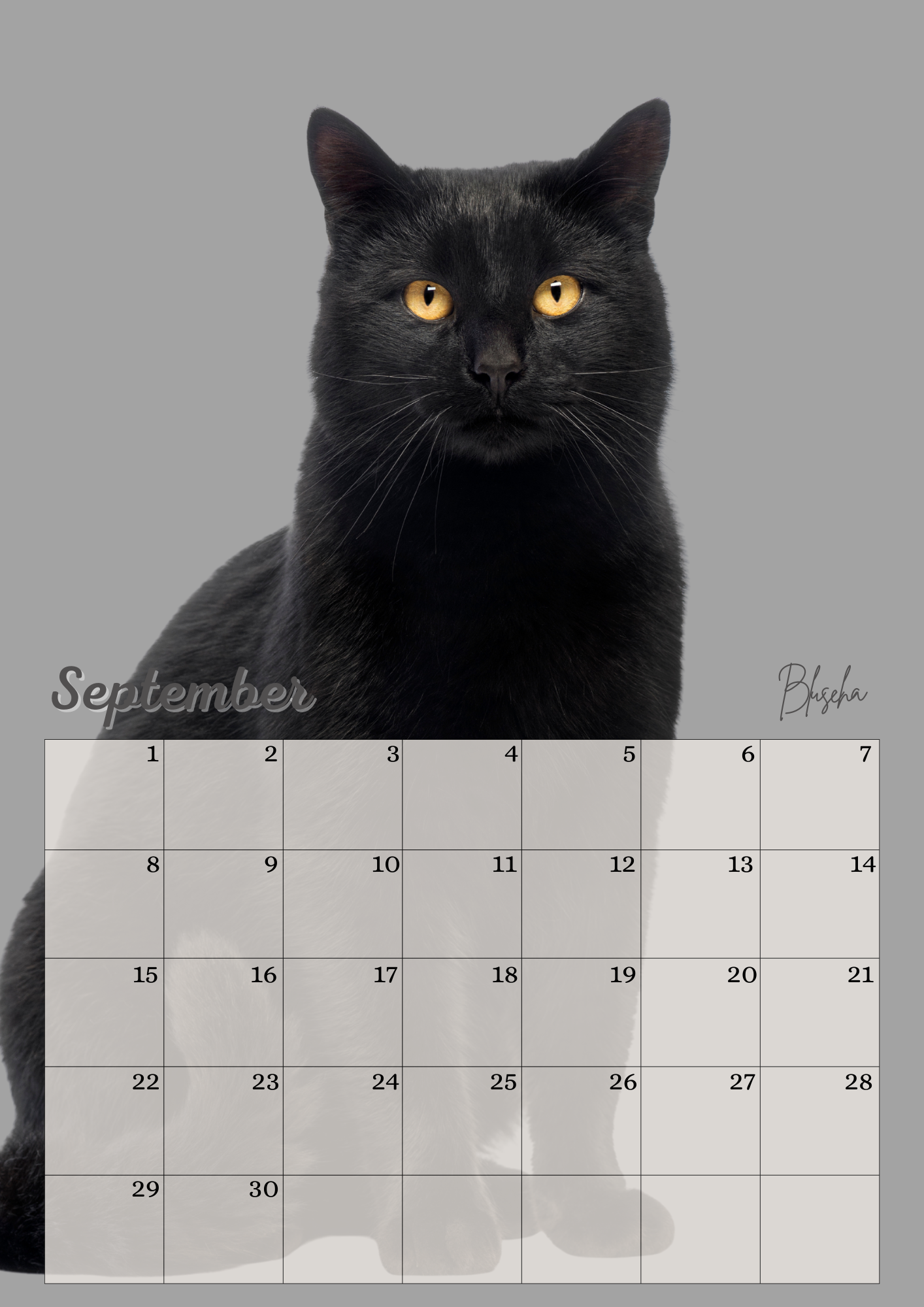 Verjaardagskalender Katten