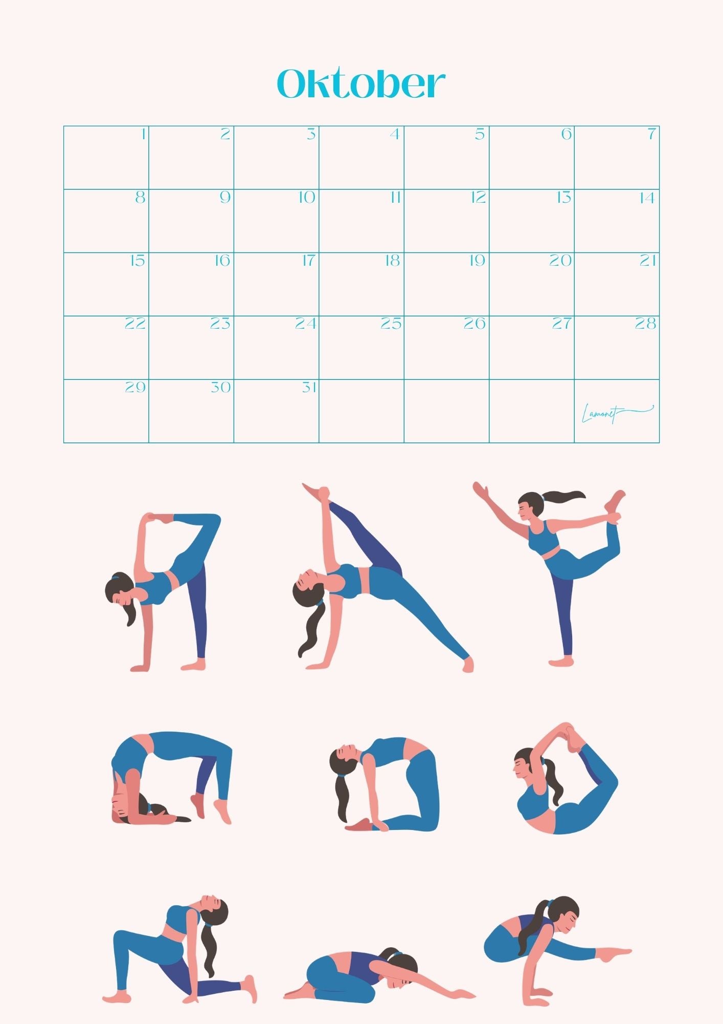 Verjaardagskalender Yoga