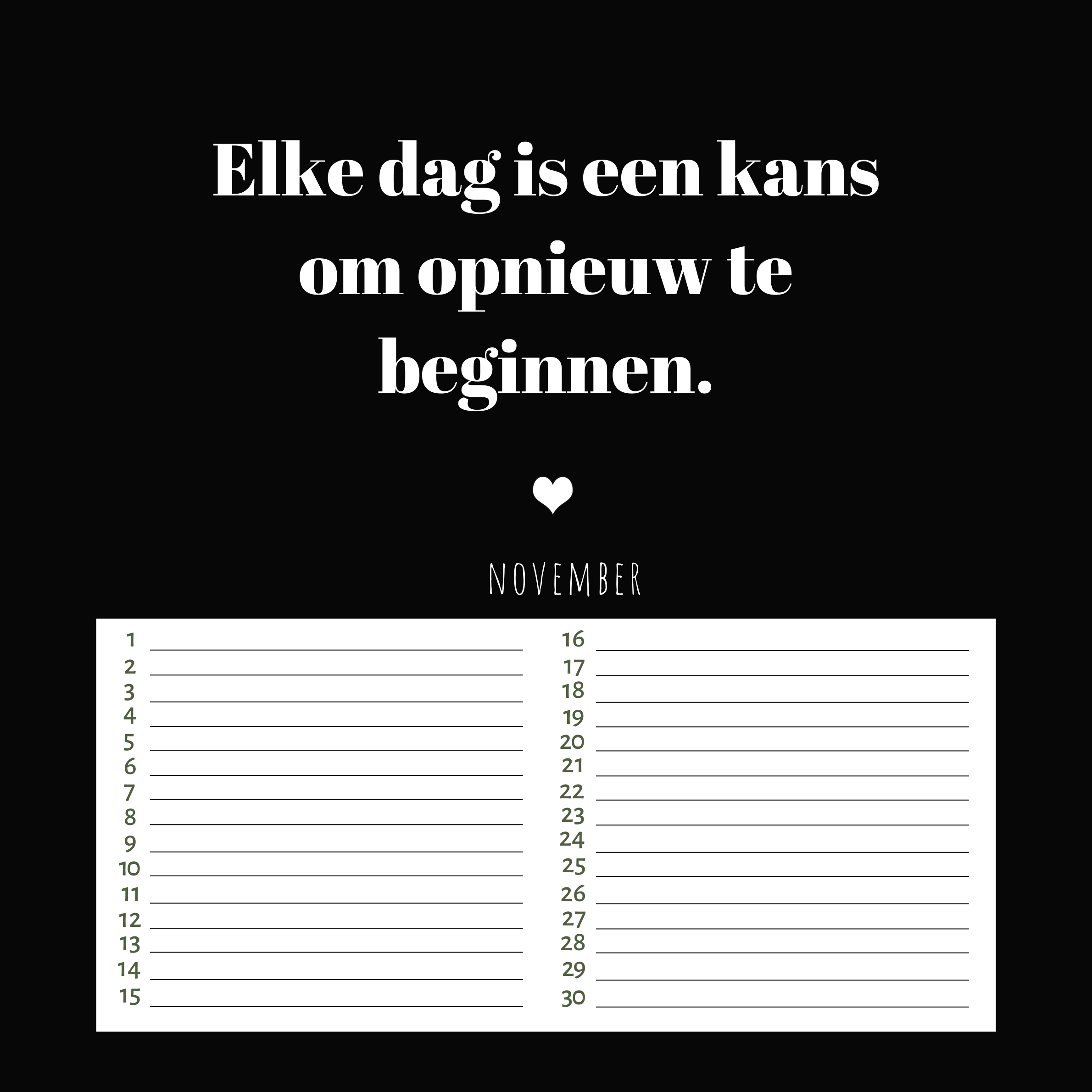 Verjaardagskalender Geluksmomenten