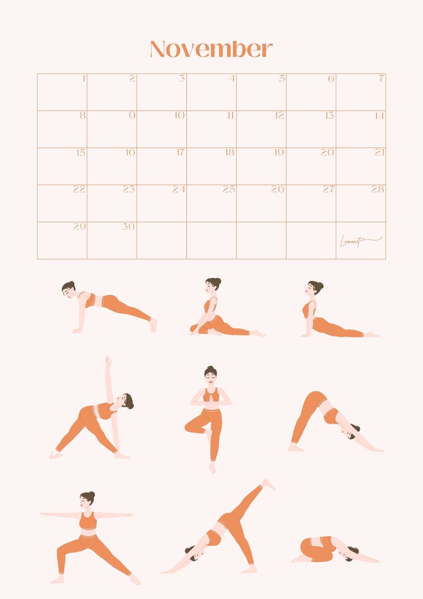 Verjaardagskalender Yoga