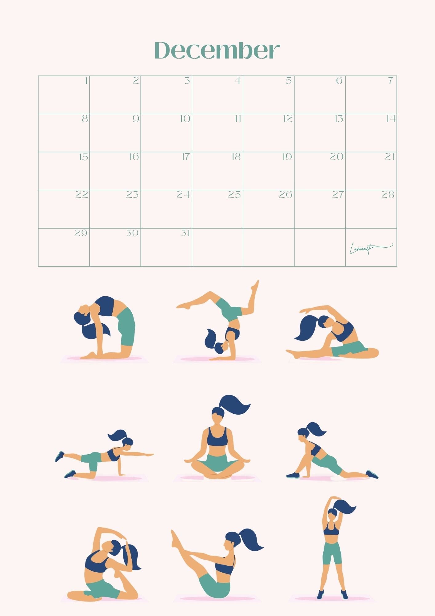 Verjaardagskalender Yoga