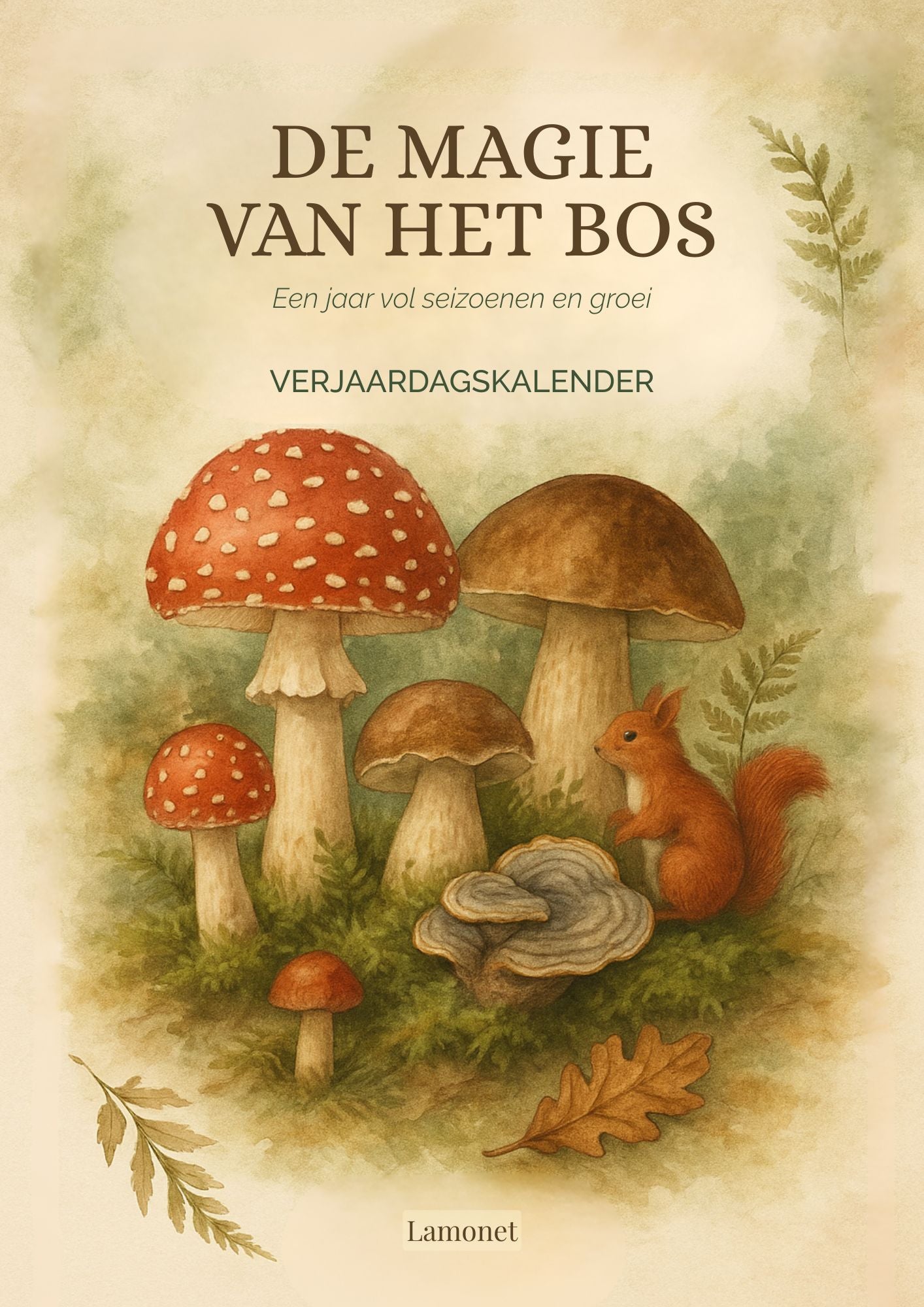 Verjaardagskalender Paddenstoelen