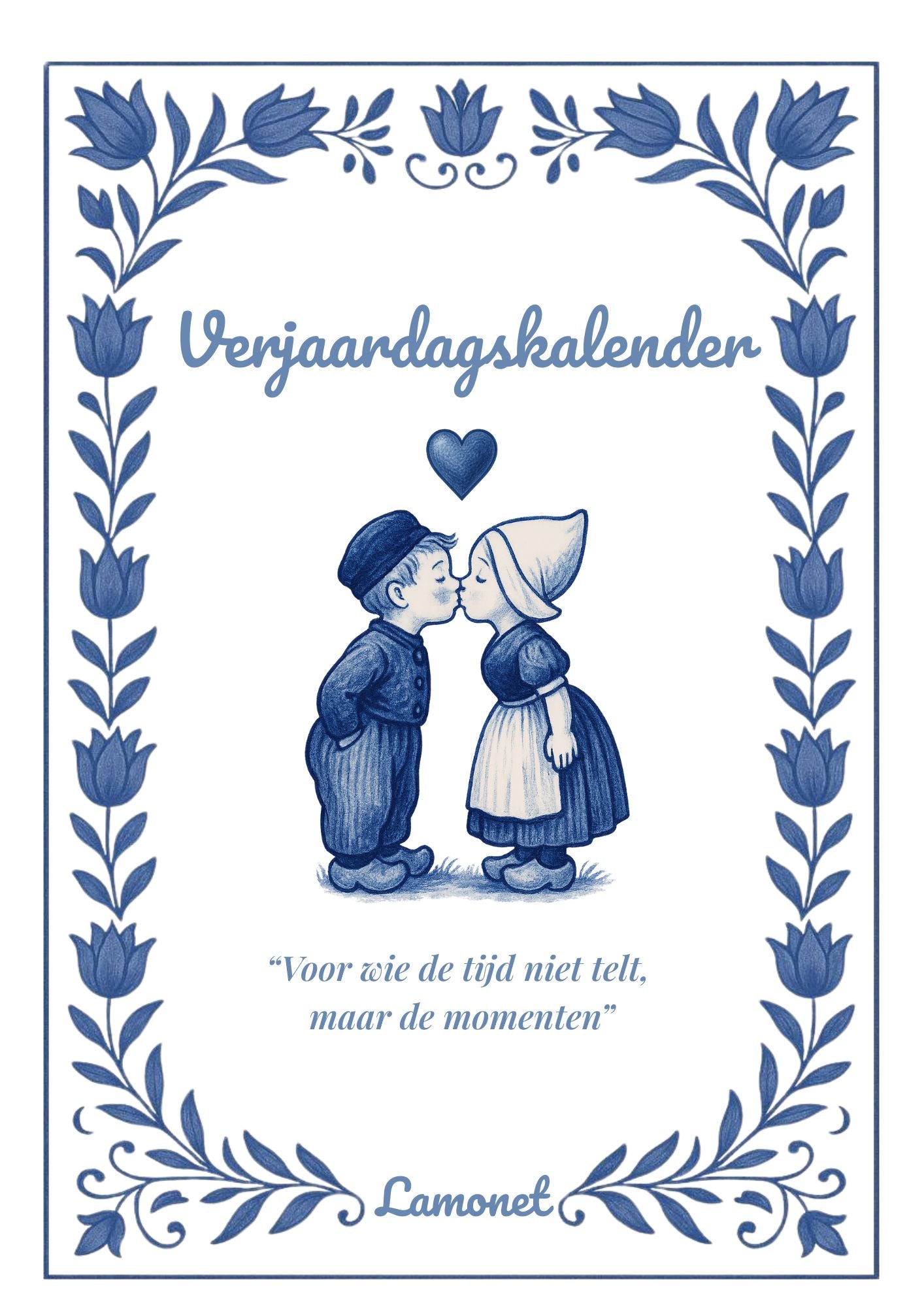 Verjaardagskalender Delfts Blauw