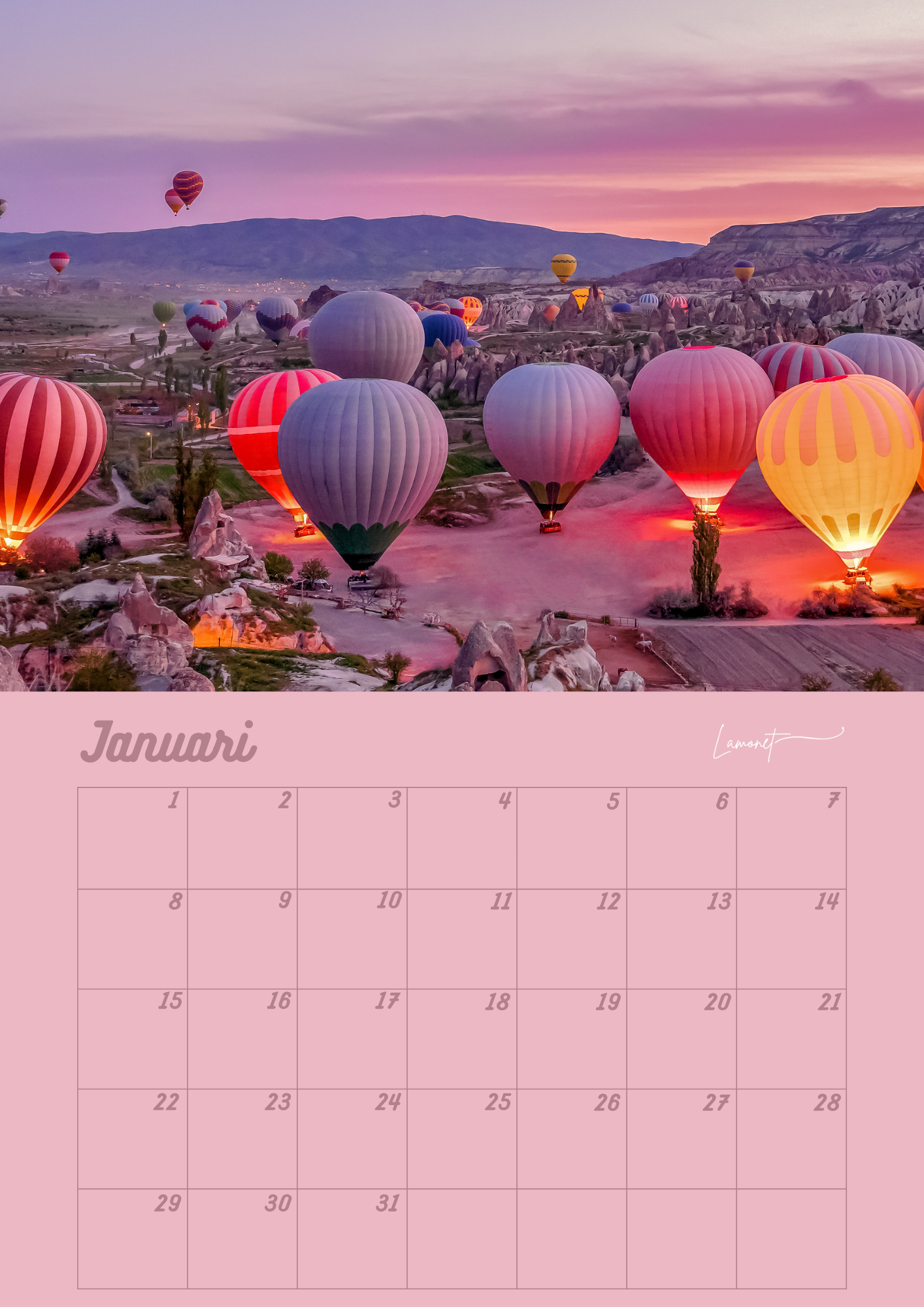 Verjaardagskalender Landschappen & Vergezichten