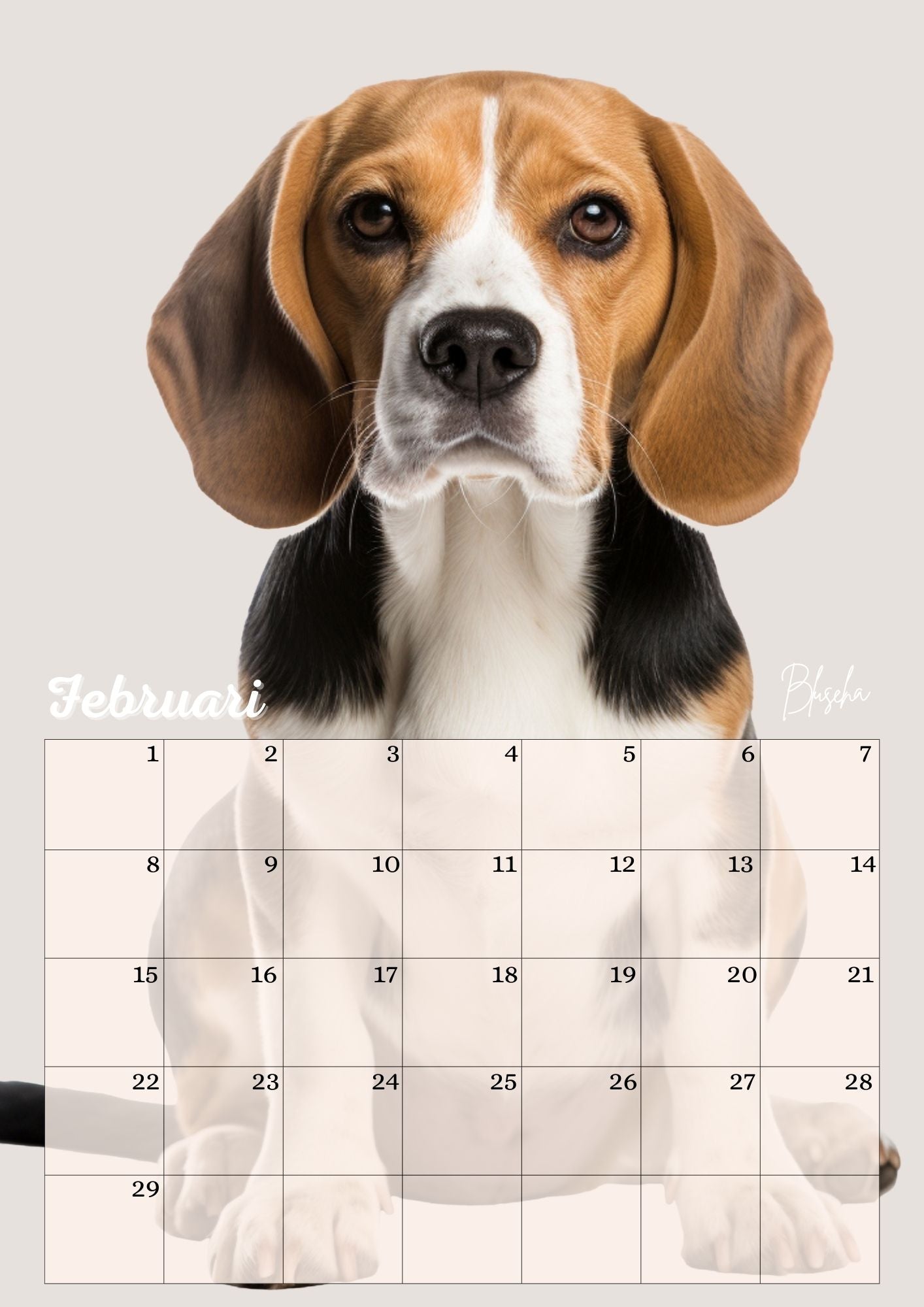Verjaardagskalender Honden