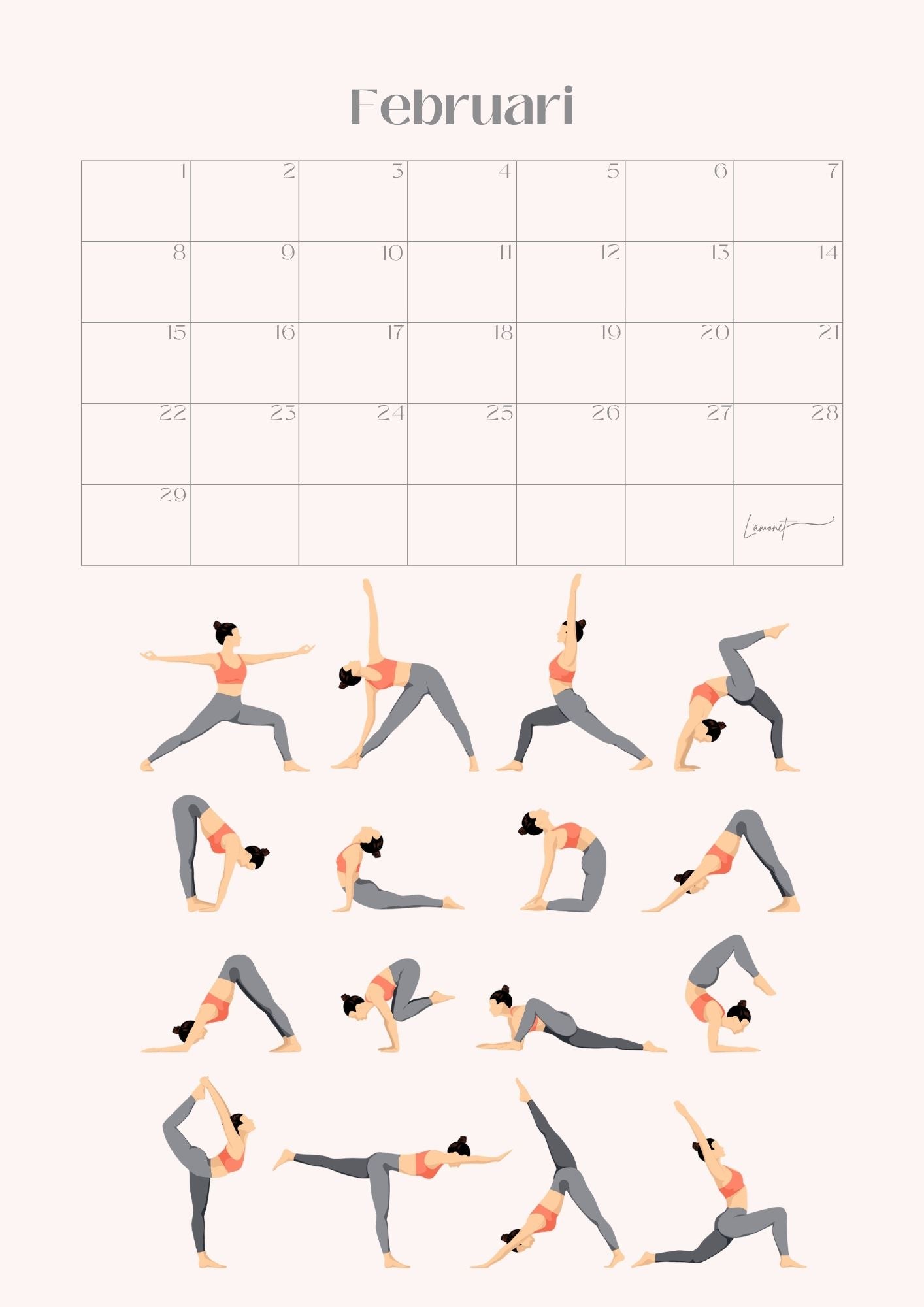 Verjaardagskalender Yoga