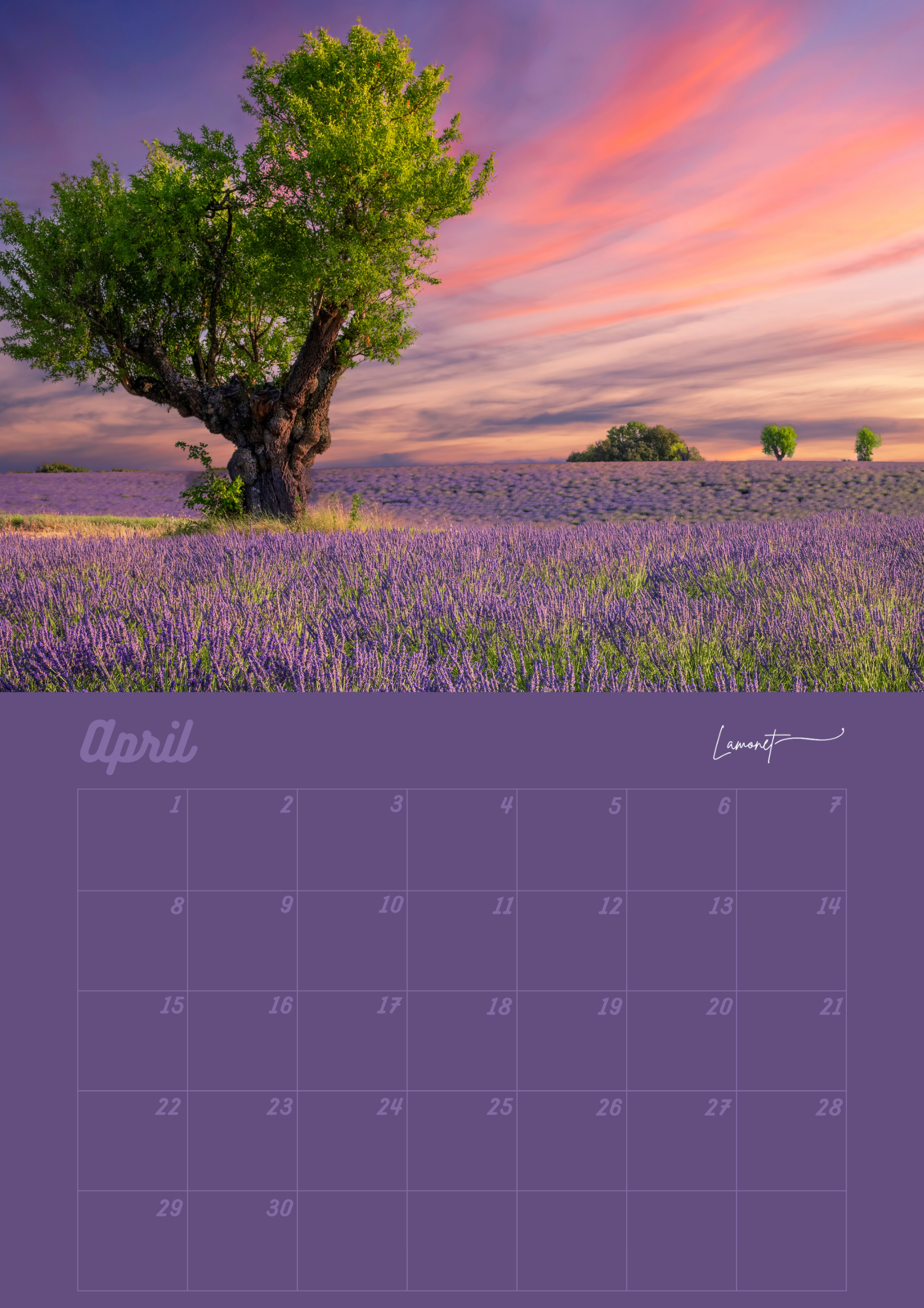 Verjaardagskalender Landschappen & Vergezichten