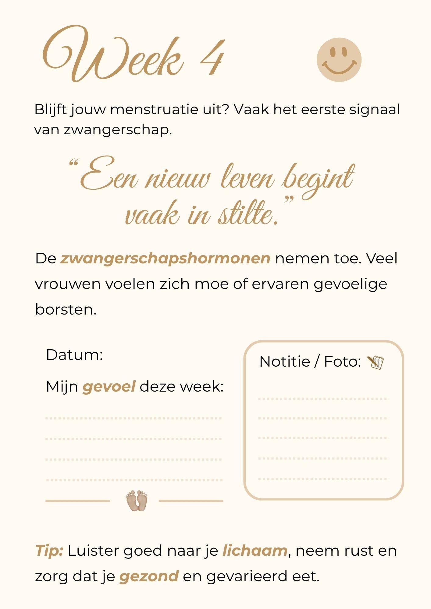 Zwangerschapskalender – 40 weken vol liefde, groei en onvergetelijke herinneringen