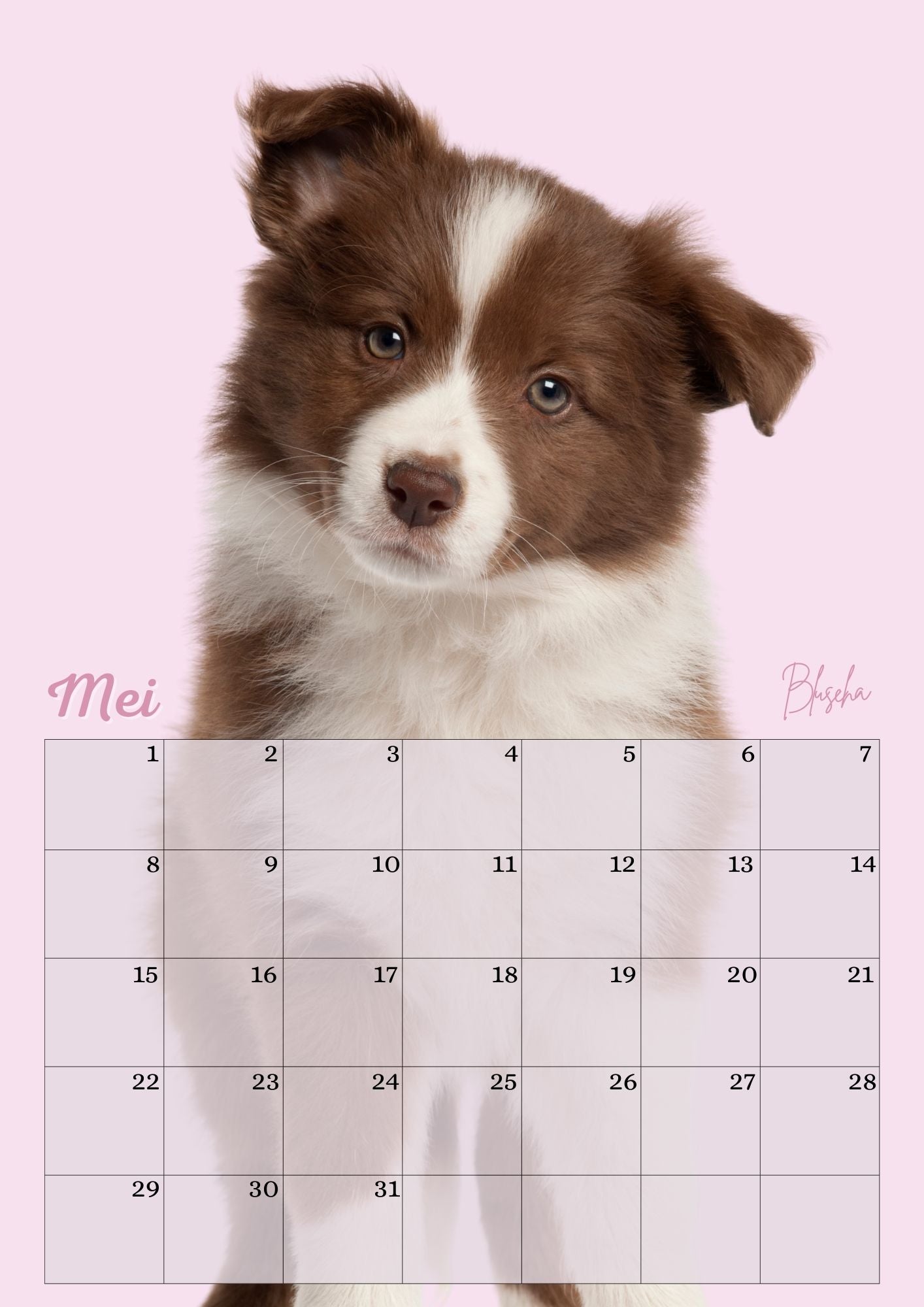 Verjaardagskalender Honden