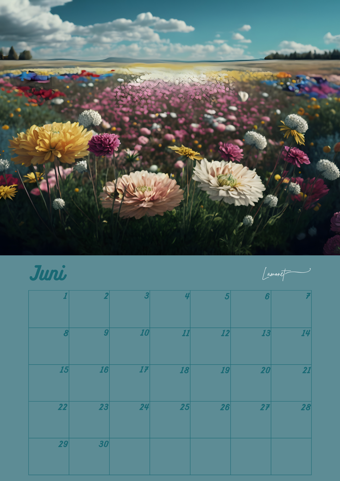 Verjaardagskalender Landschappen & Vergezichten