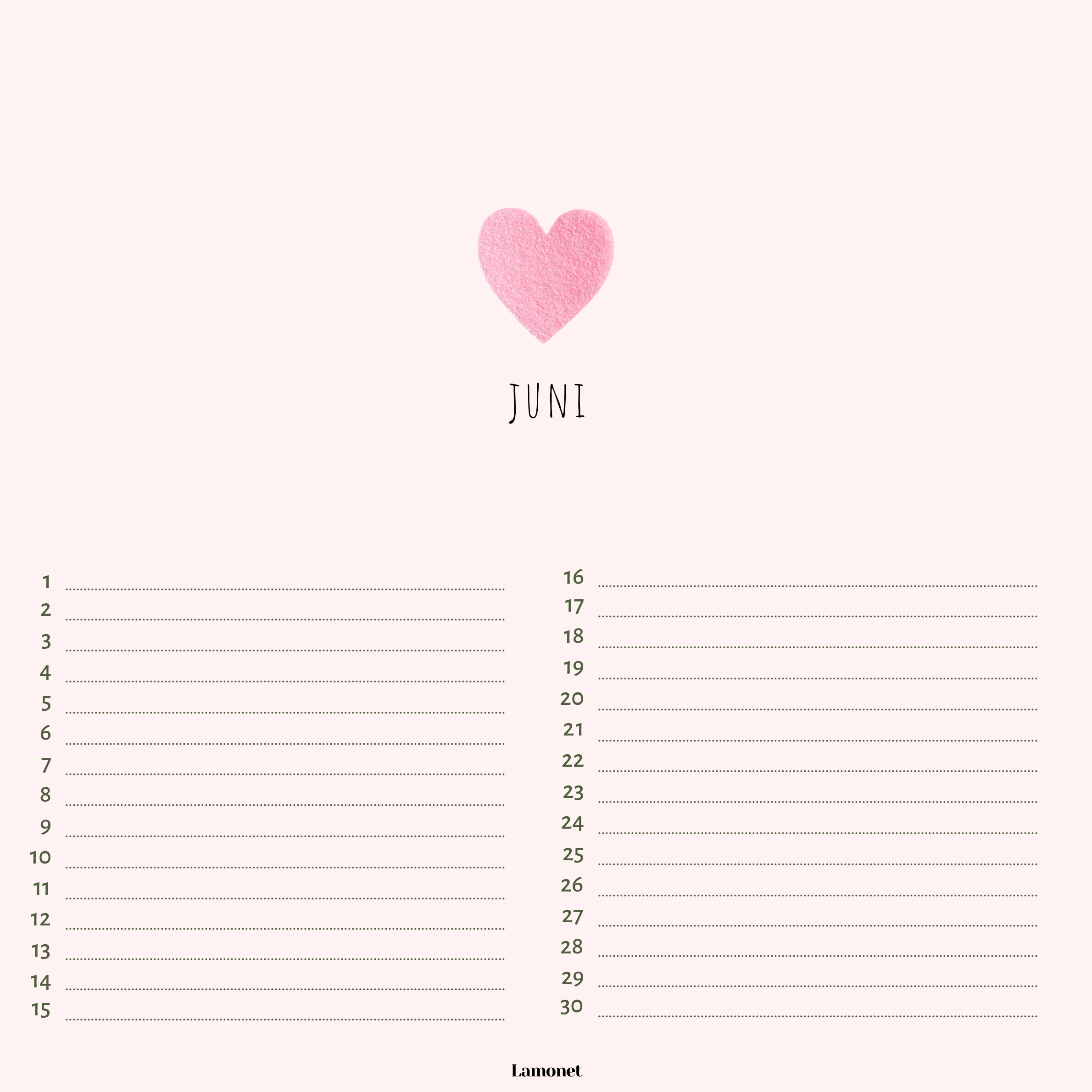 Verjaardagskalender Liefde