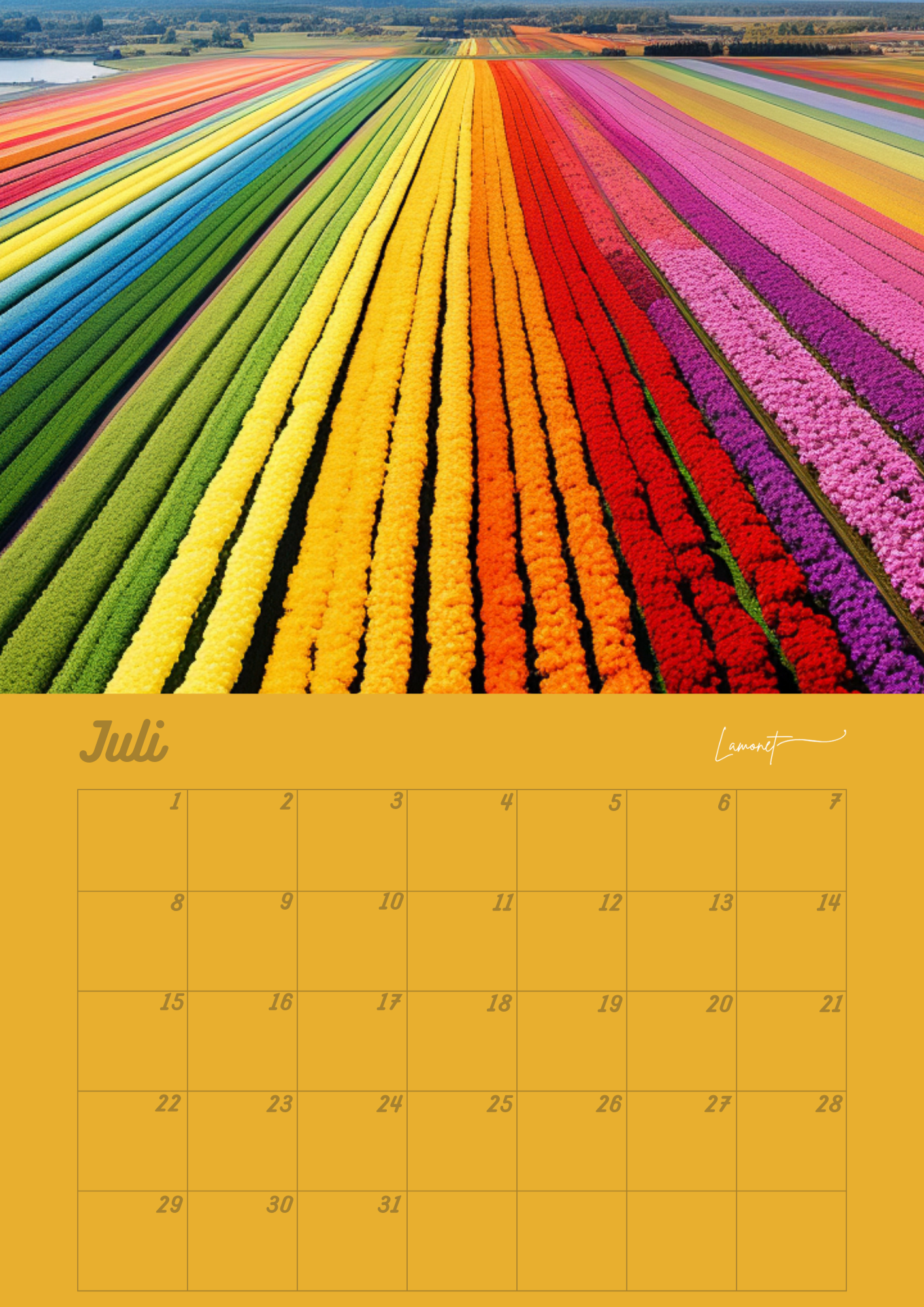 Verjaardagskalender Landschappen & Vergezichten