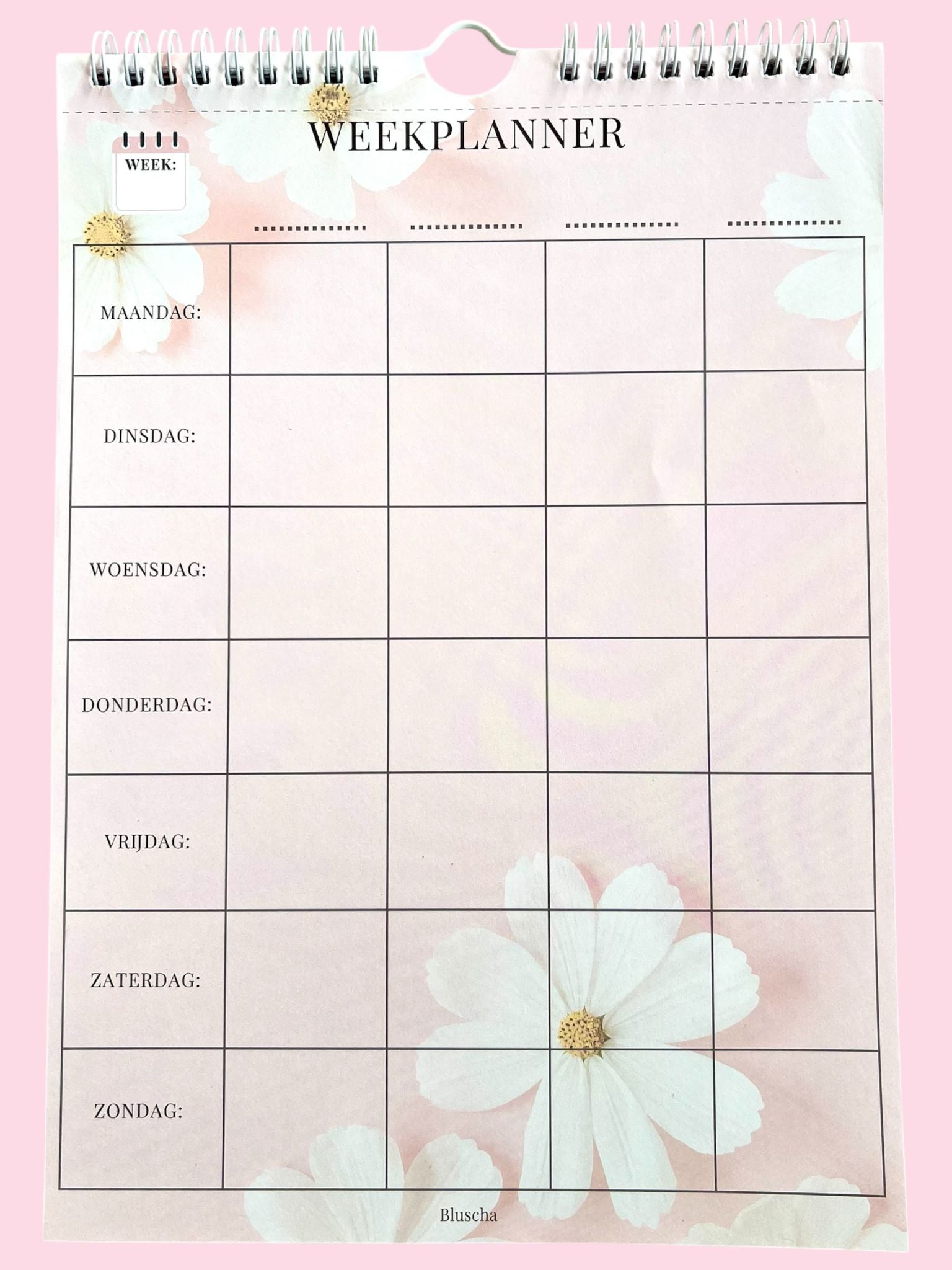 A4 Planner & Kalender – Overzichtelijk en Stijlvol Plannen (verticaal)