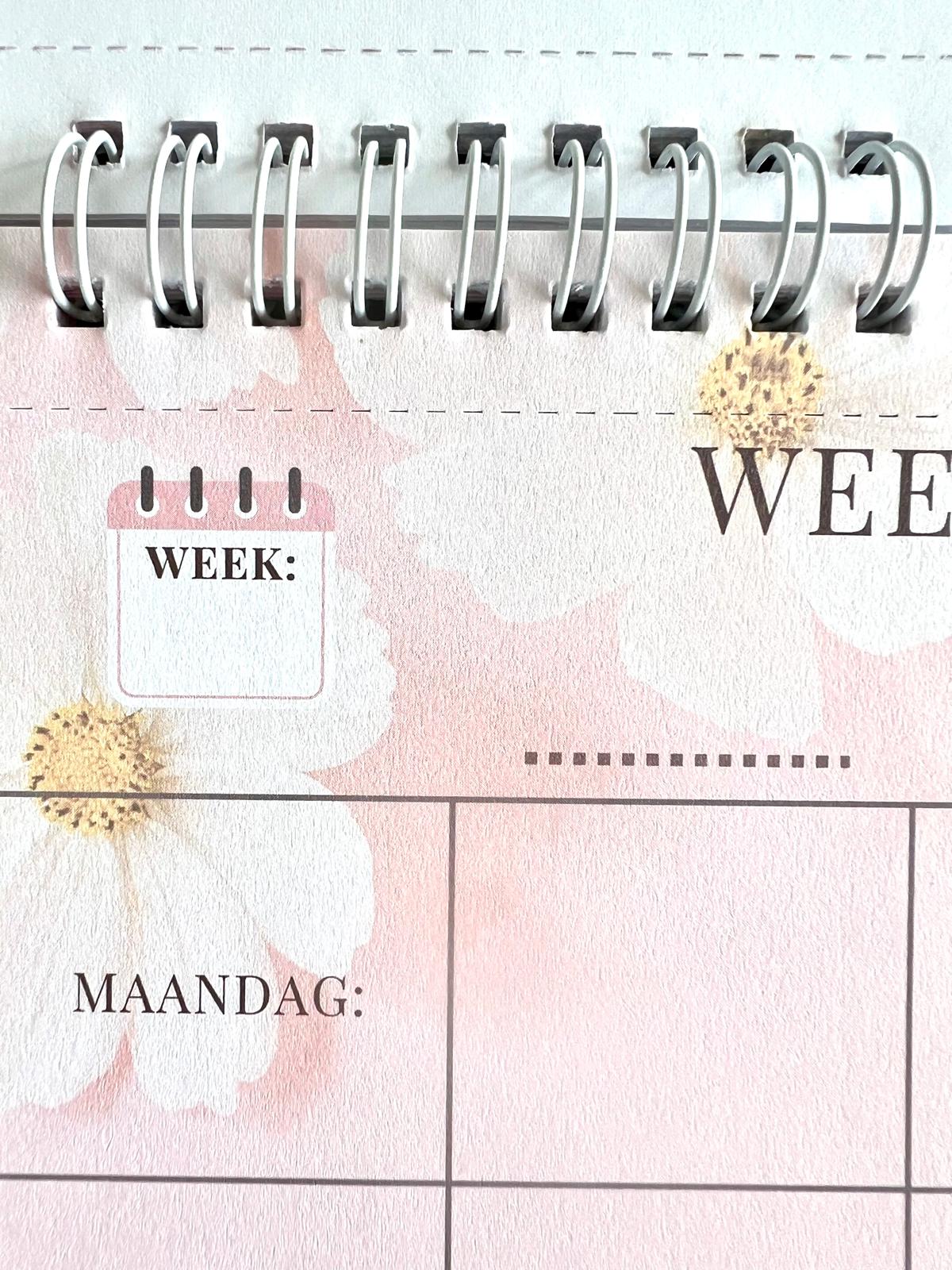 A4 Planner & Kalender – Overzichtelijk en Stijlvol Plannen (verticaal)