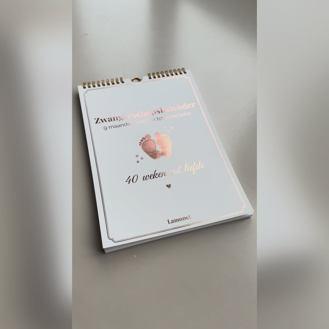 Zwangerschapskalender – 40 weken vol liefde, groei en onvergetelijke herinneringen