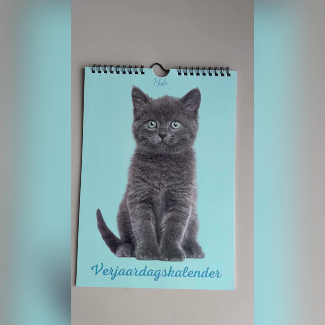 Verjaardagskalender Katten
