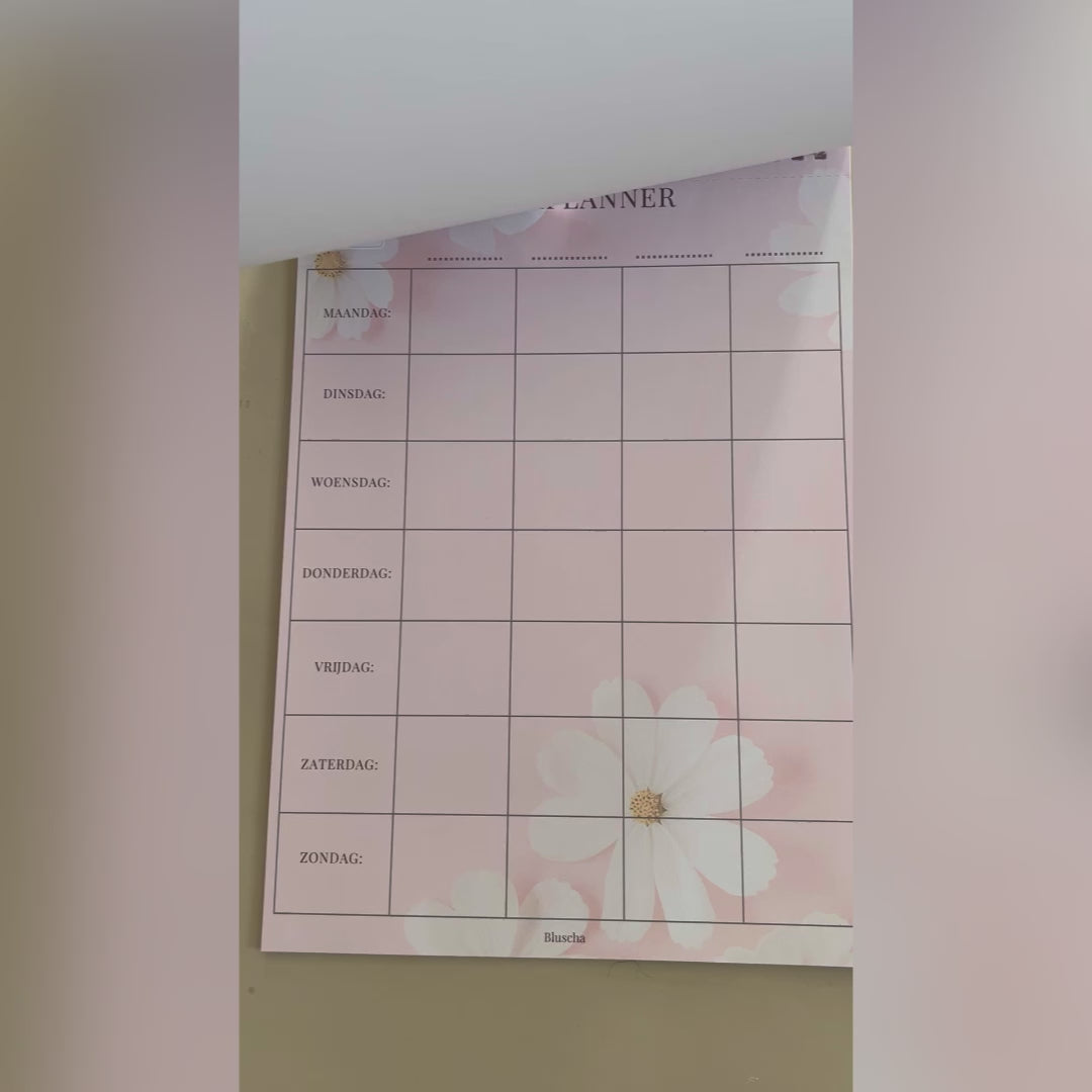 A4 Planner & Kalender – Overzichtelijk en Stijlvol Plannen (verticaal)