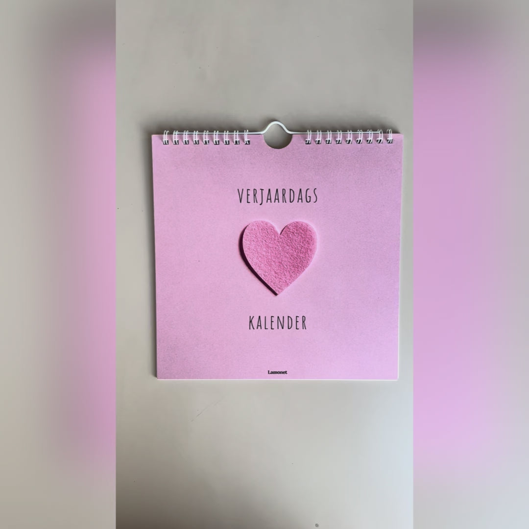 Verjaardagskalender Liefde