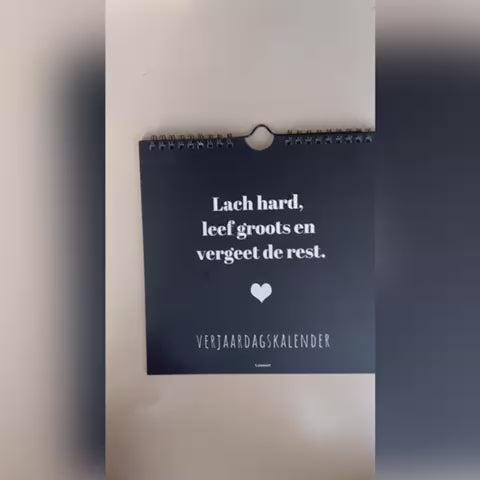 Verjaardagskalender Geluksmomenten